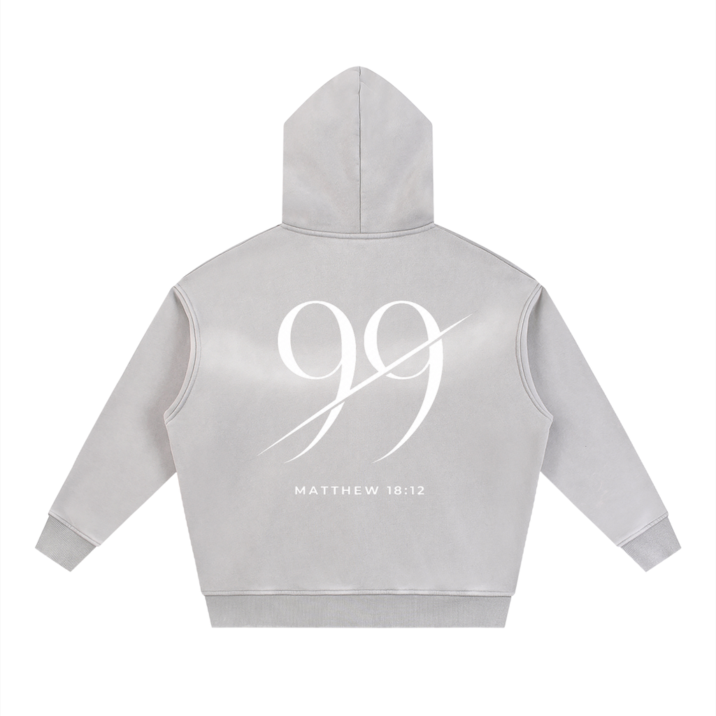 He left the 99 Zip Hoodie