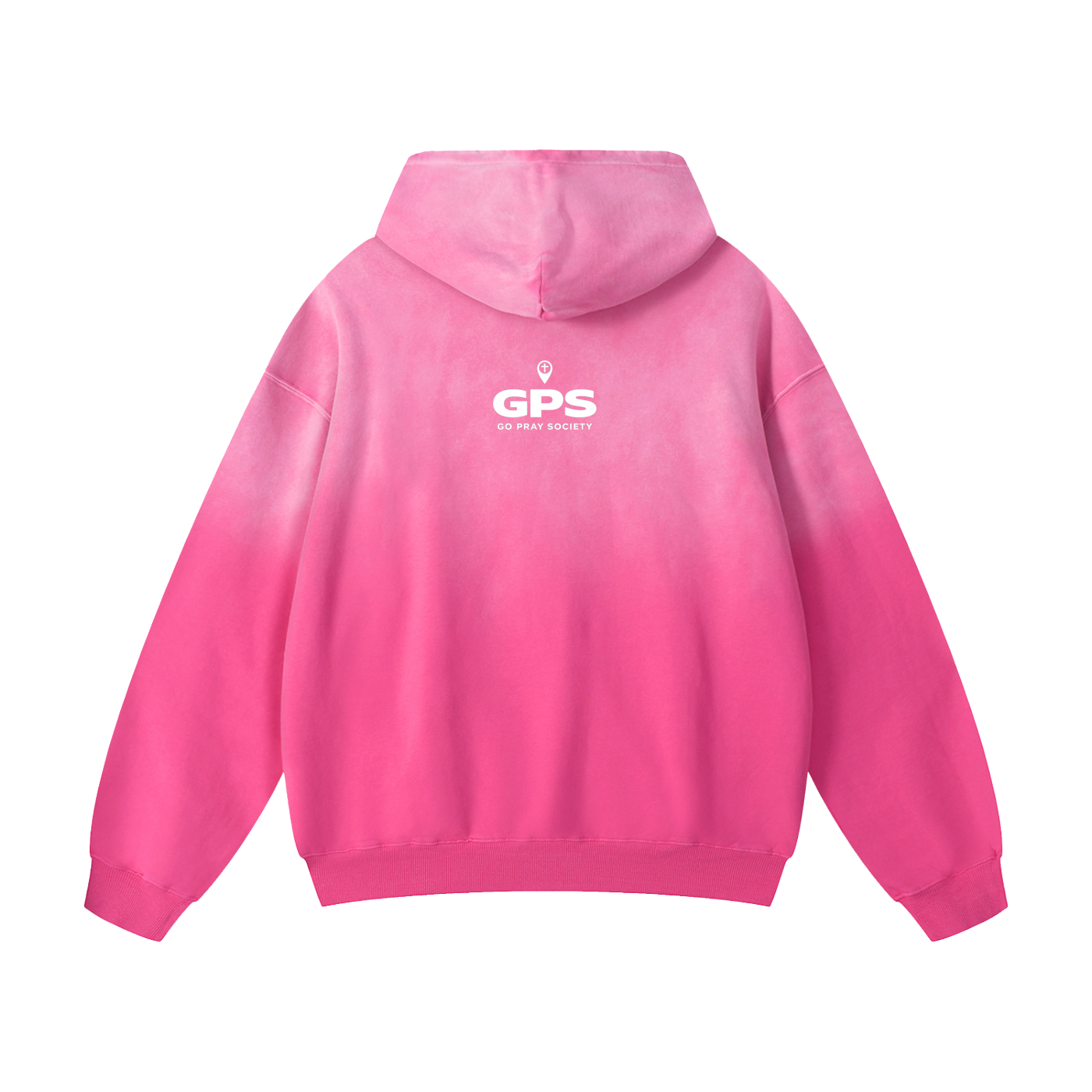 Prayer is the Navigation Sunfade Oversized Hoodie